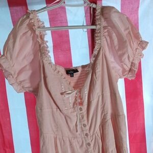 NWT LULU'S PALE BLUSH PINK ROMPER SZ XL
